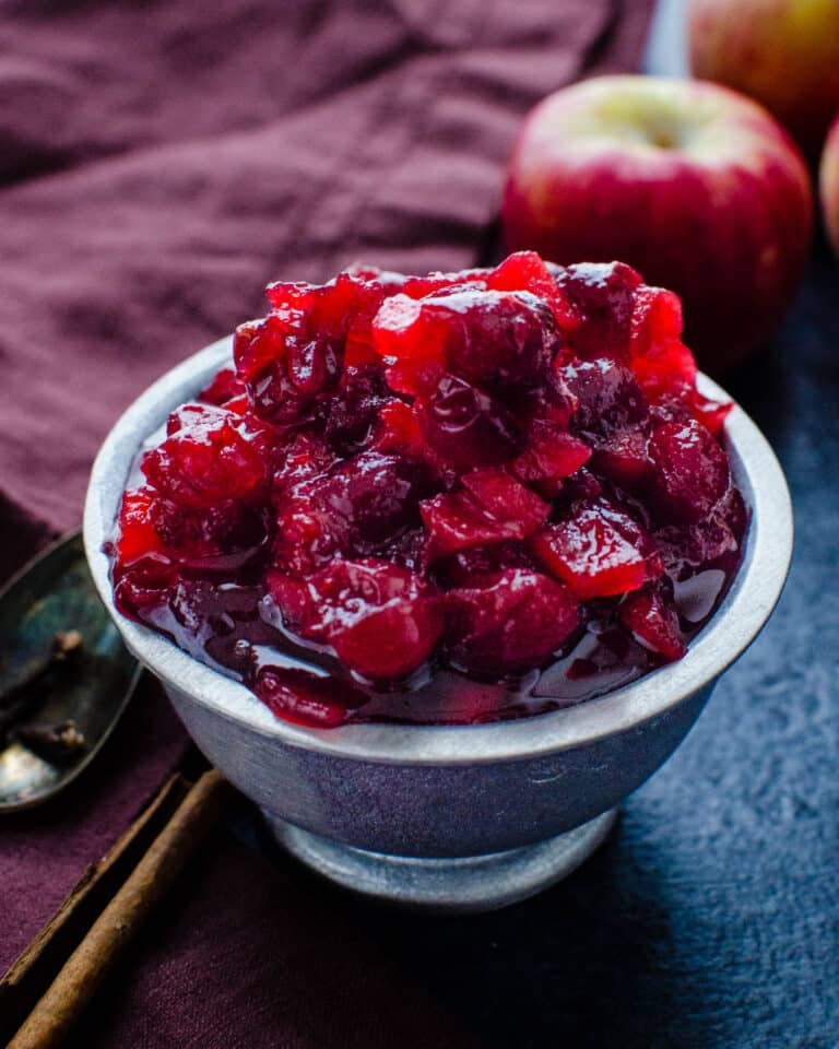 Cranberry Sauce with Apples