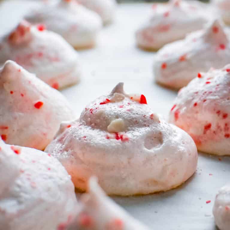 Christmas Meringue Cookies