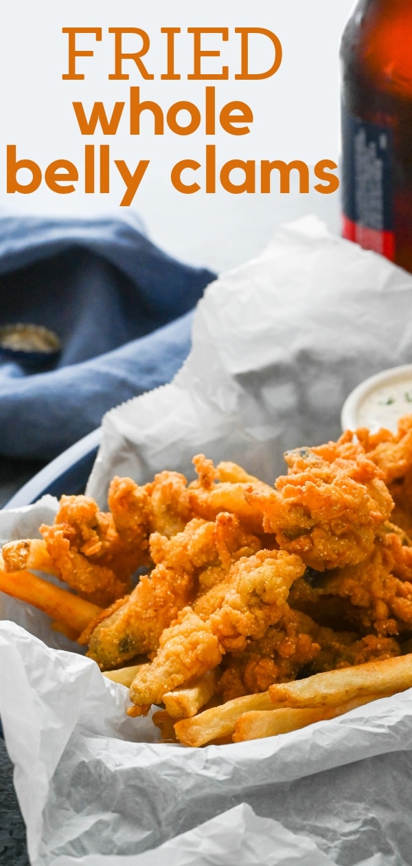 If you're a fan of fried whole belly clams, make them at home. Find out how to shuck clams and fry them for this classic New England specialty. #wholebellyclams #howtoshuckclams #ipswichclams