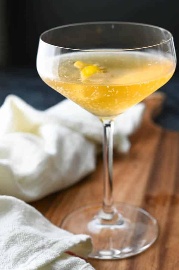 French 75 - a Valentine's Cocktail