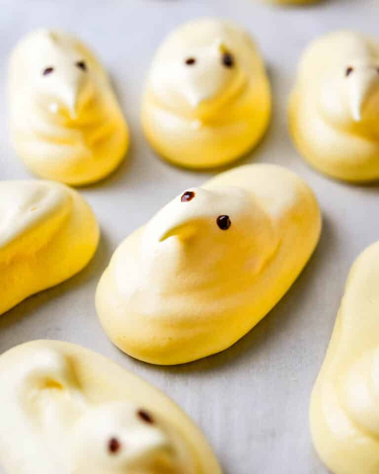 Homemade Peeps – Lemon Meringue Cookies