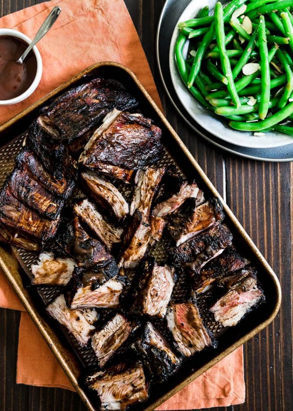  Lamb Ribs on the grill for your Labor Day traditions.