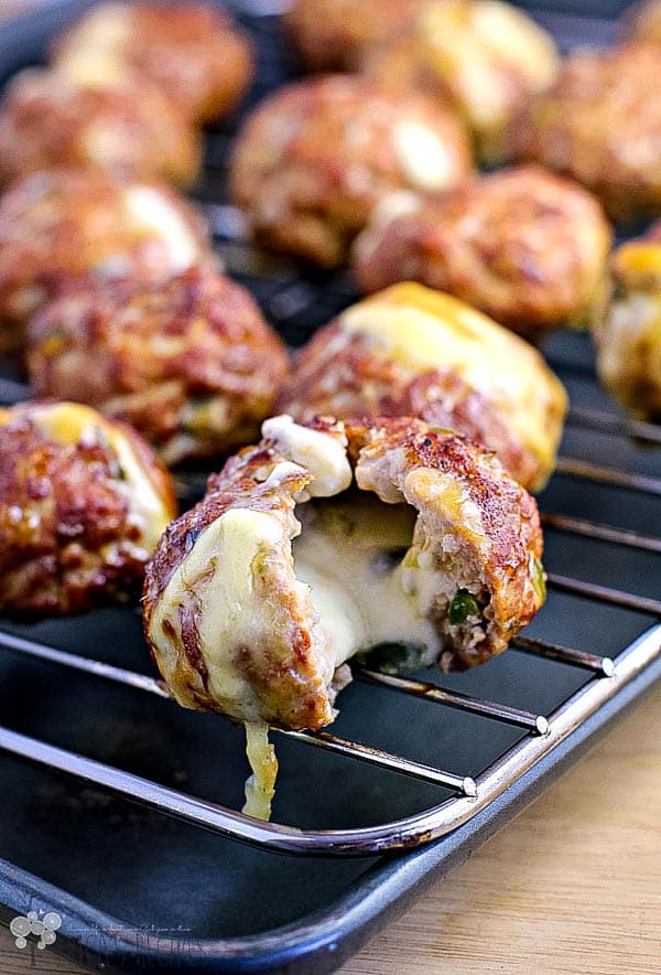 stuffed pork meatballs for your Labor Day Traditions.