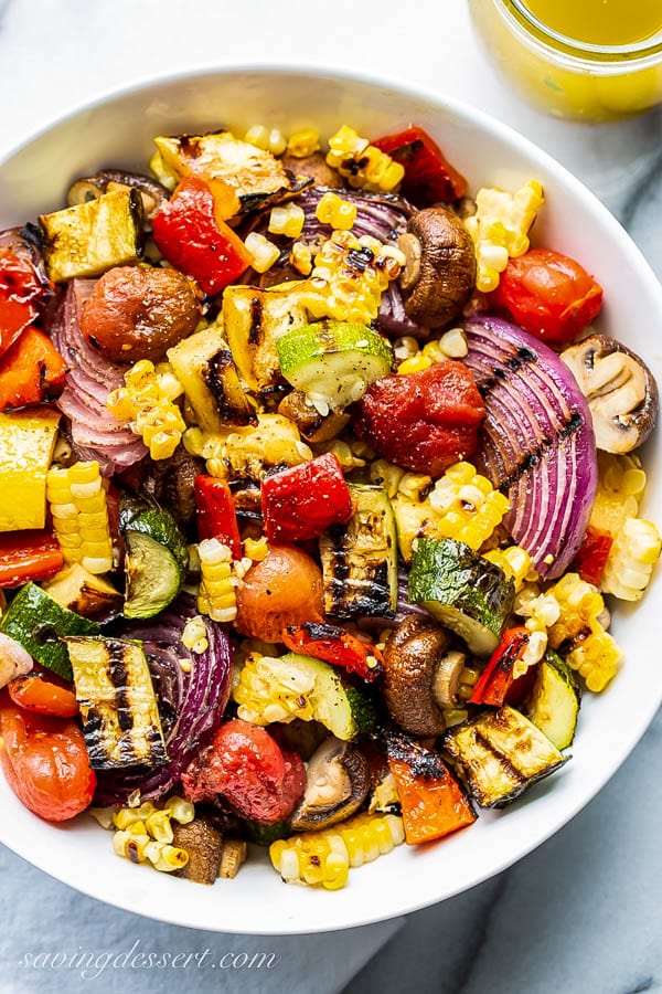 Chopped Grilled Vegetables