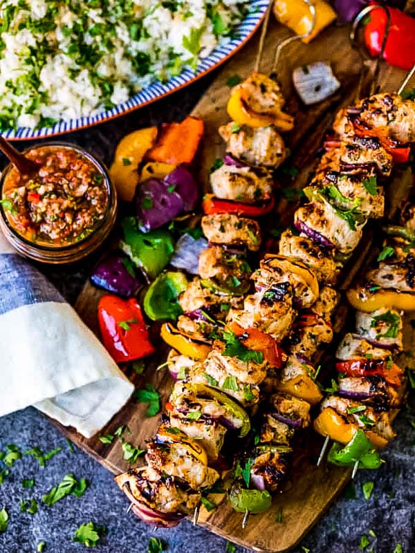 Mexican Chicken Skewers