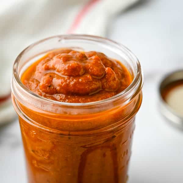 spicy guava bbq sauce is the perfect accompaniment to cedar plank salmon recipes.