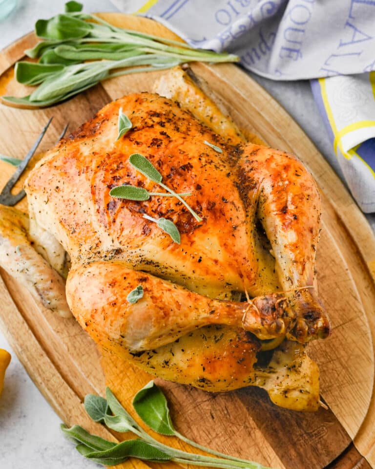 Herb Roasted Chicken with Pan Gravy