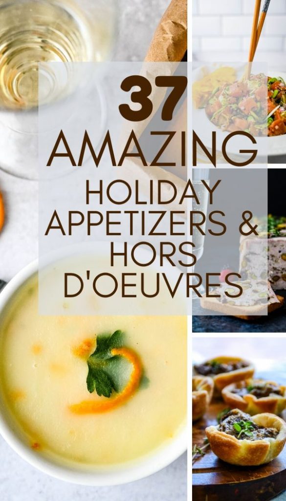 hot and cold appetizers and hors d'oeuvres