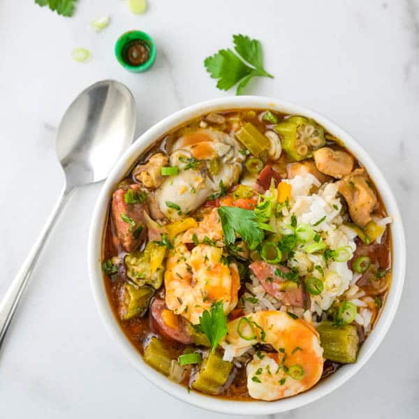 Seafood, Chicken and Sausage Gumbo