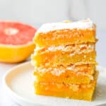 A stack of grapefruit bars.
