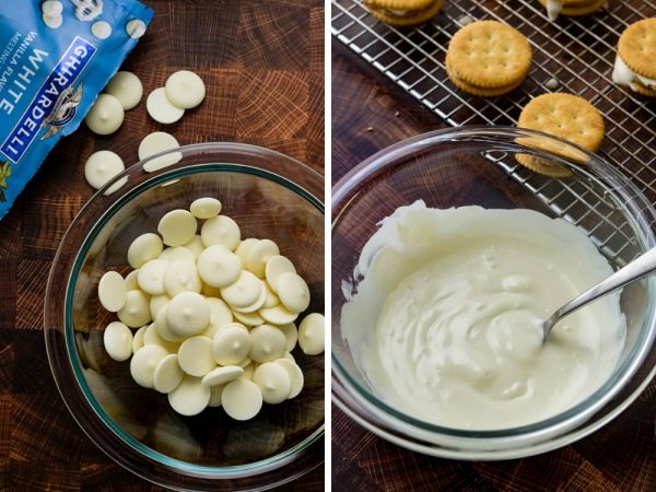 Fluffernutter Ritz Cracker Cookies | Garlic & Zest