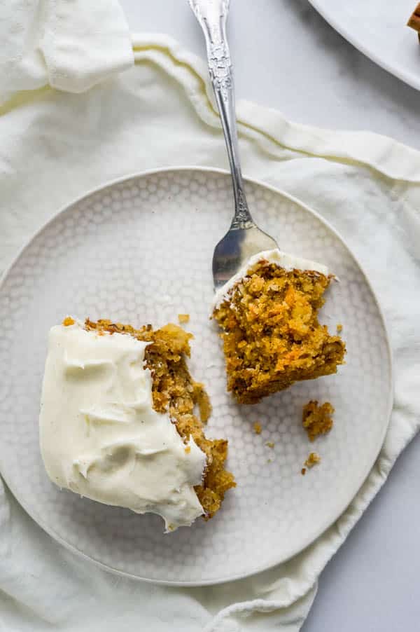 This small carrot cake is perfect for a small group.