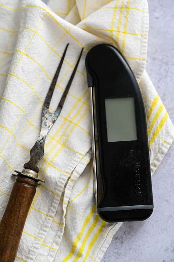 My favorite instant read thermometer (the Thermapen Mk4).