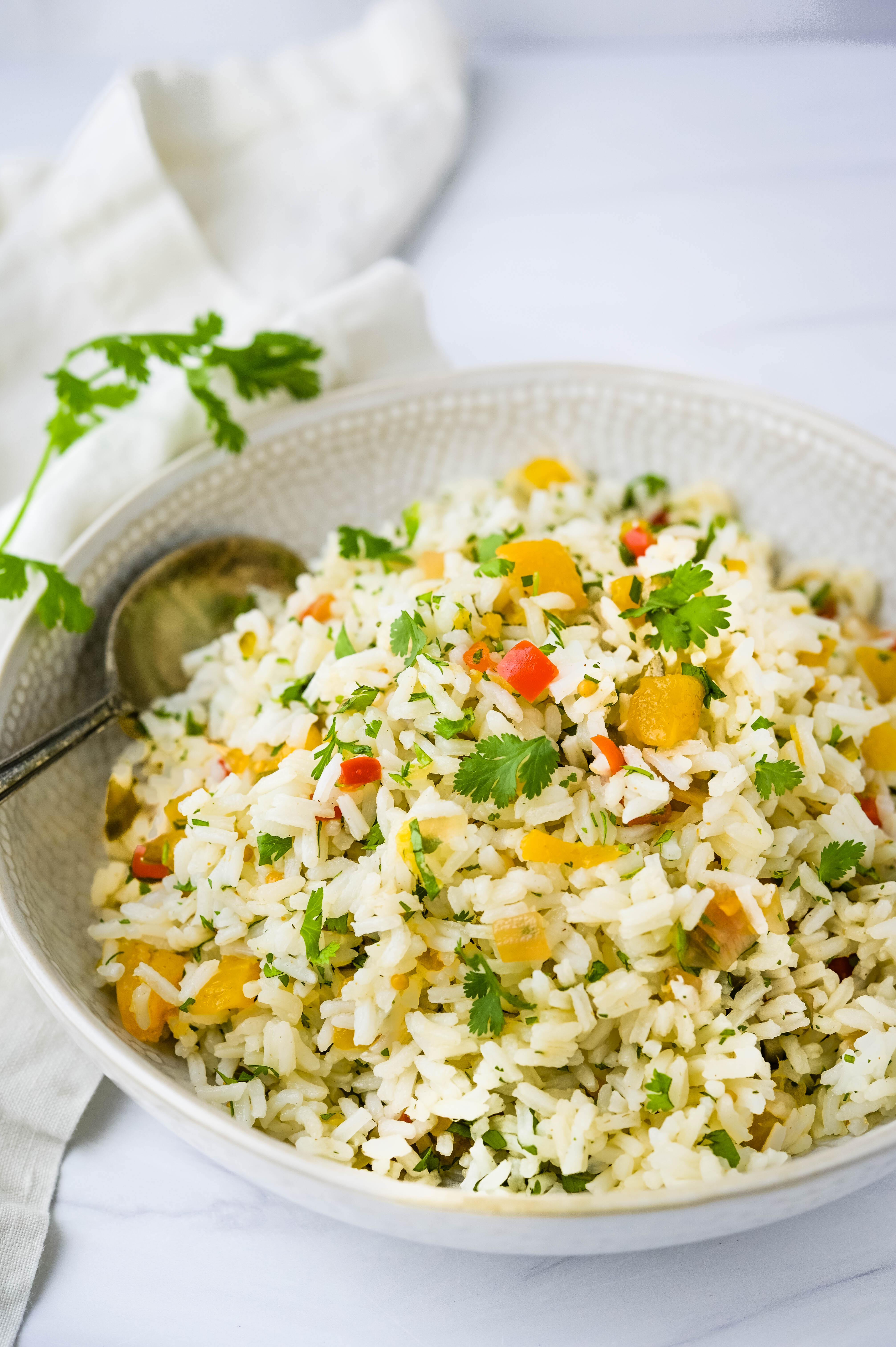 Polynesian Rice Simple Hawaiian Rice Pilaf with Pineapple Chutney - Garlic & Zest