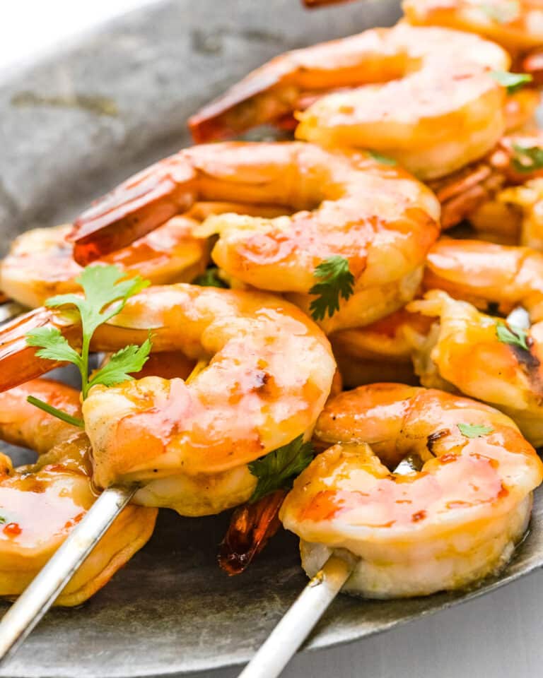 Grilled Shrimp with Pineapple Glaze