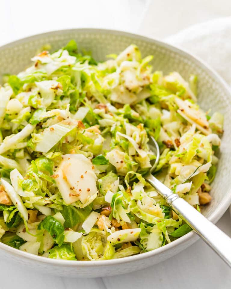 Brussel Sprout Apple Slaw