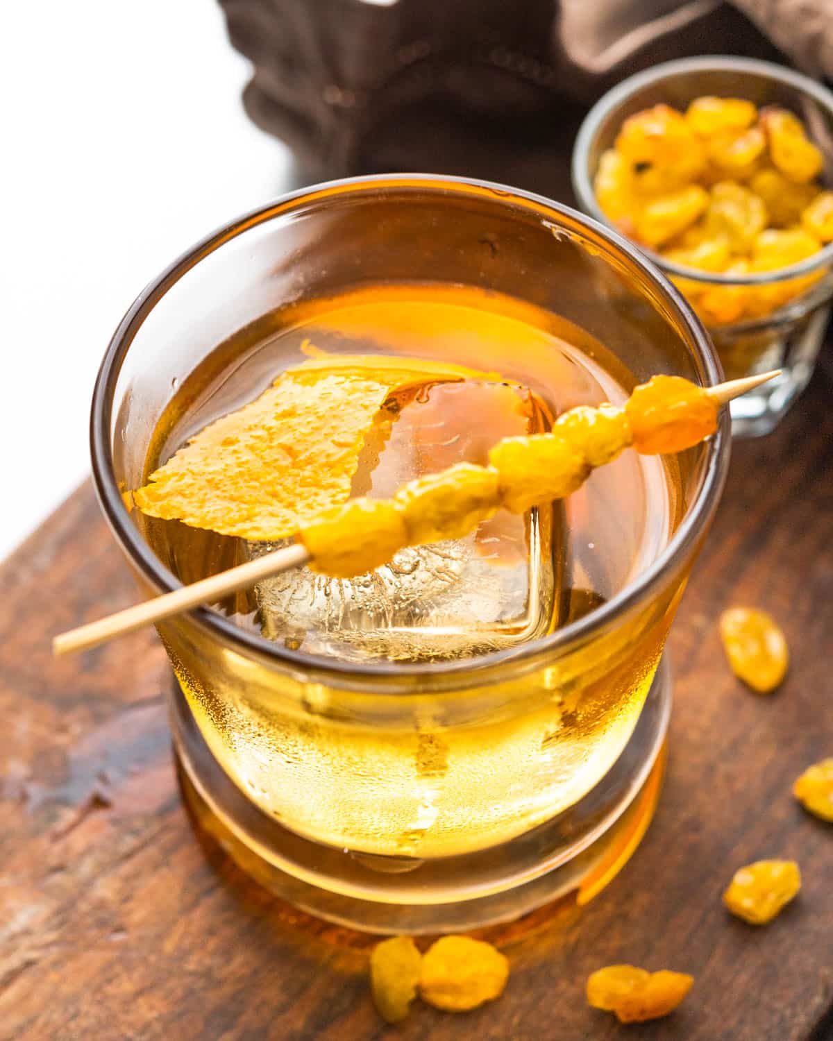 Sublime Rum Raisin Spiced Old Fashioned - Garlic & Zest