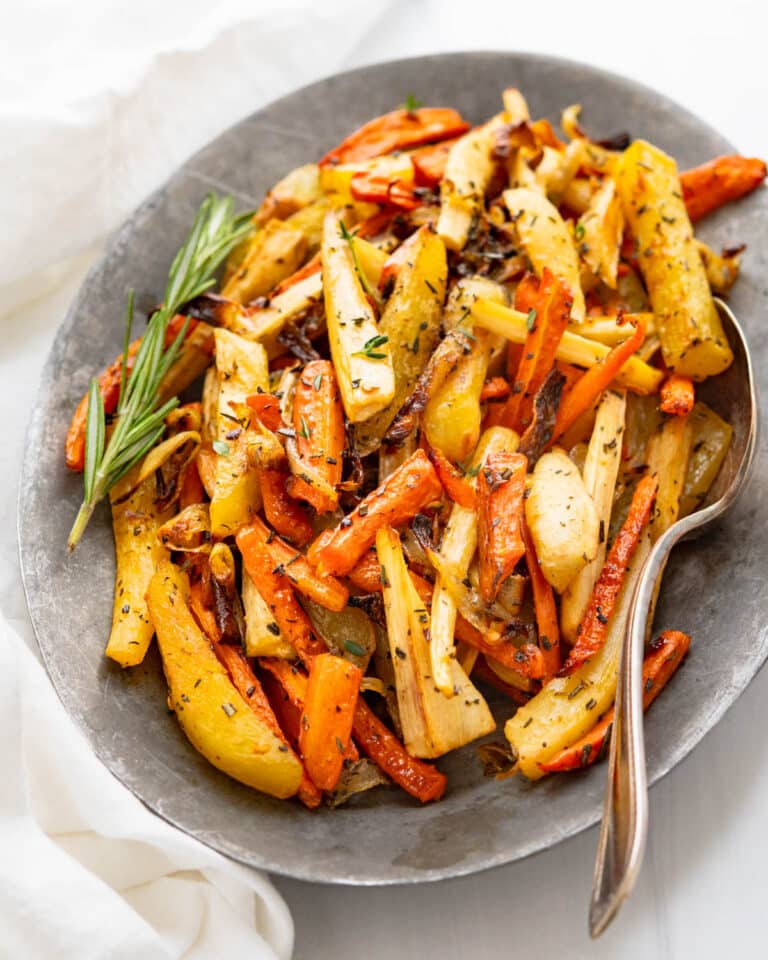 Oven Roasted Carrots and Parsnips