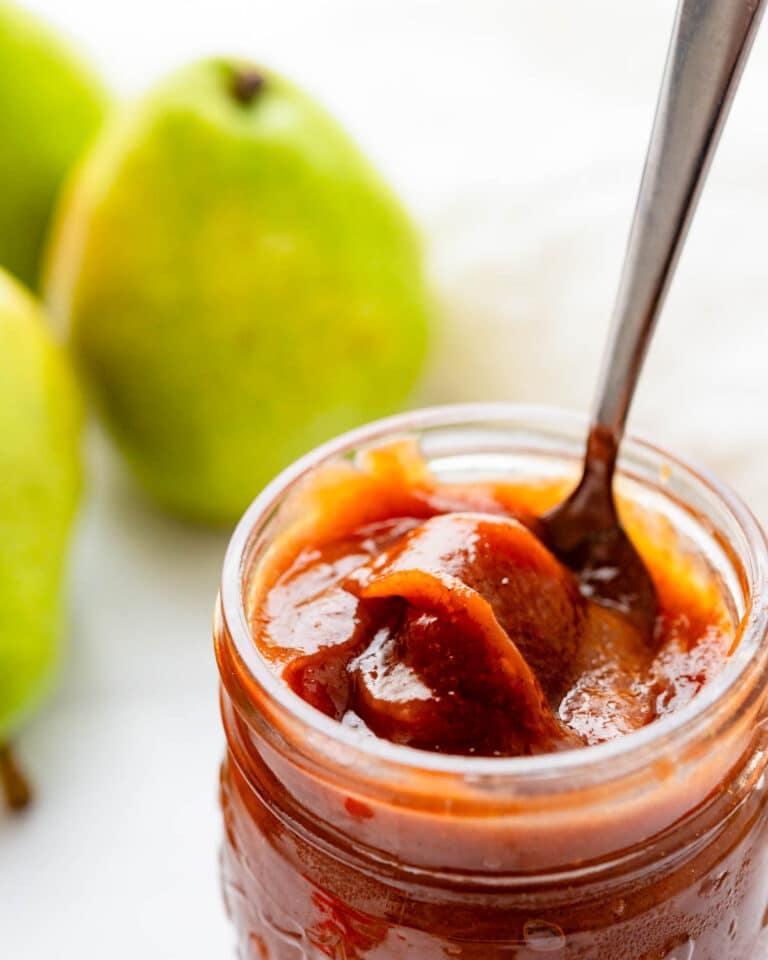 Spiced Pear Butter with Honey