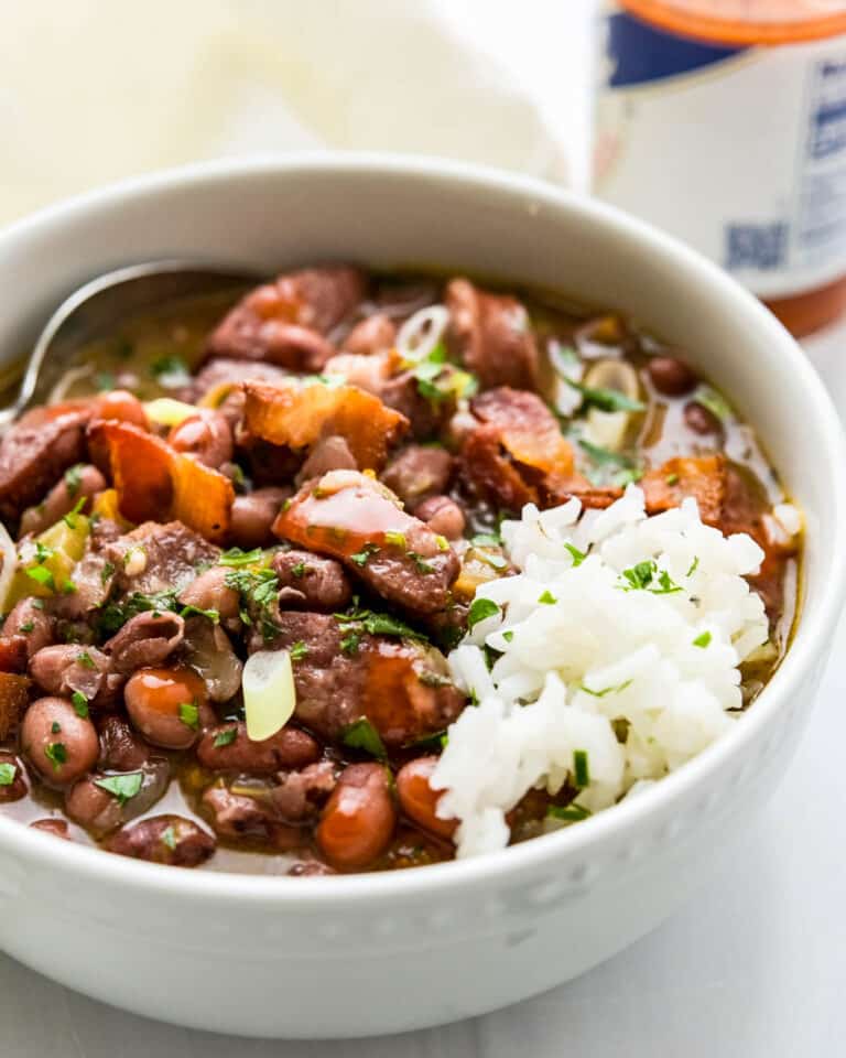 Easy Louisiana Cajun Red Beans Rice and Sausage