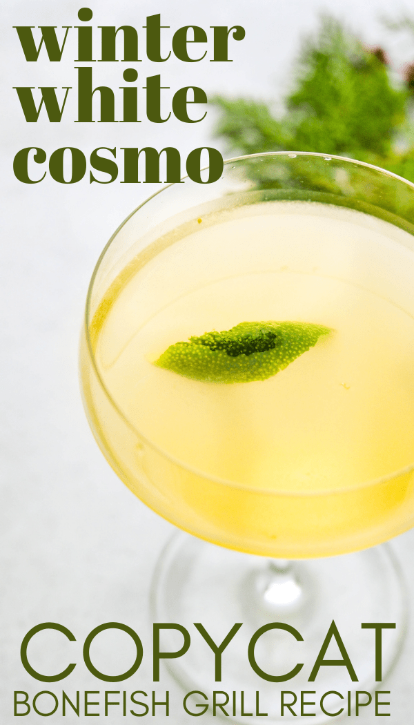 a pin of the winter white cosmo to save for later.