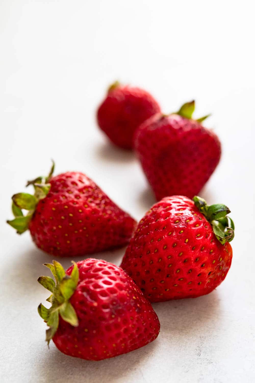 summer strawberries.