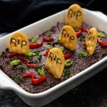 Tombstone Dip with cracker headstones.