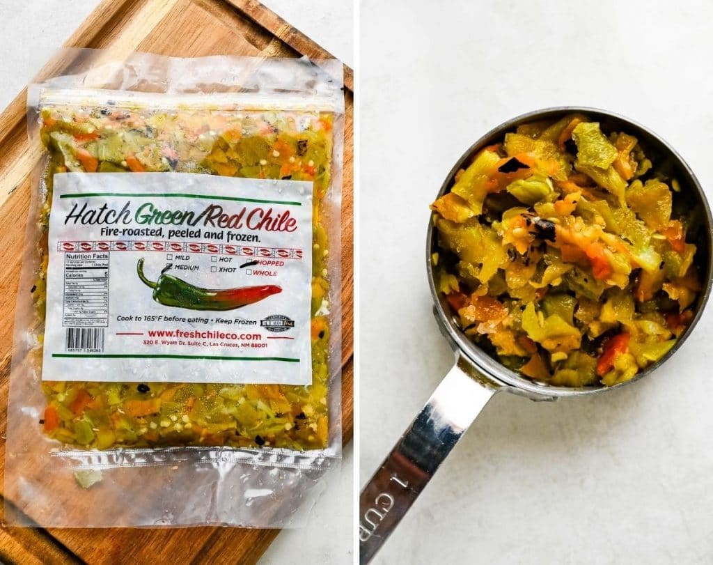 Hatch chiles from the fresh chile company.