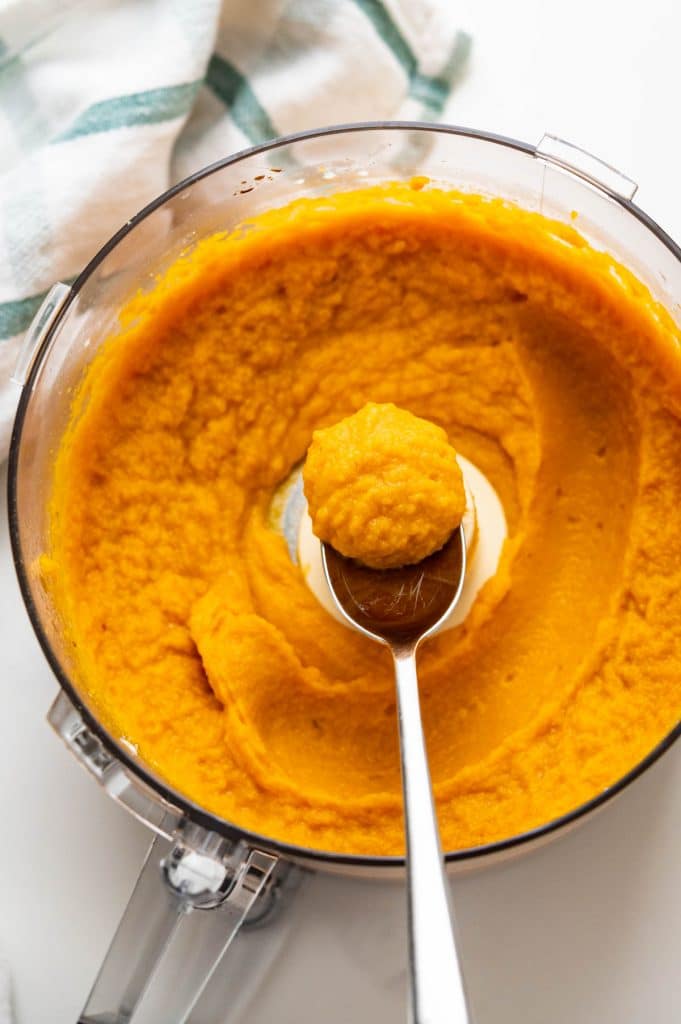 whipped sweet potatoes are soft and plush.