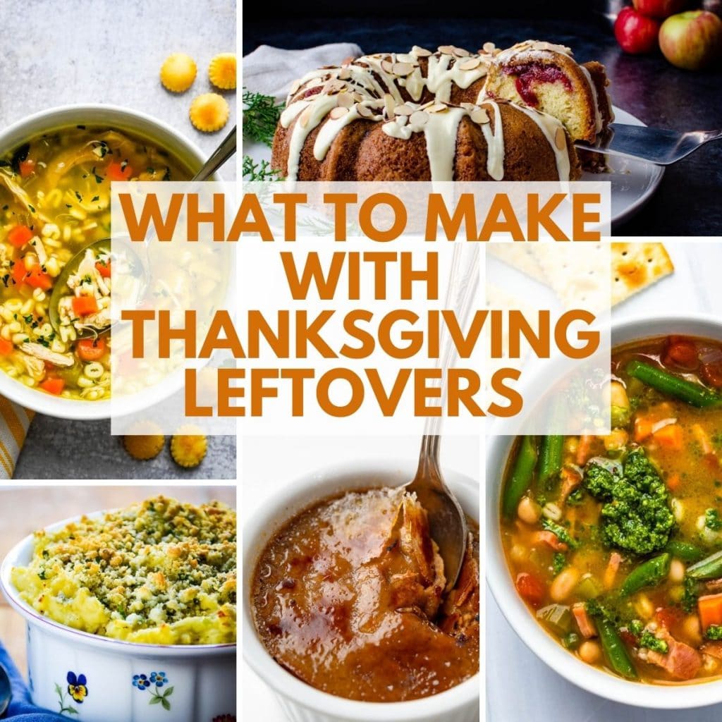 Want something  easy & tasty to do with your Thanksgiving leftovers? These ideas for leftover turkey, ham, potatoes, stuffing, cranberry sauce & more!