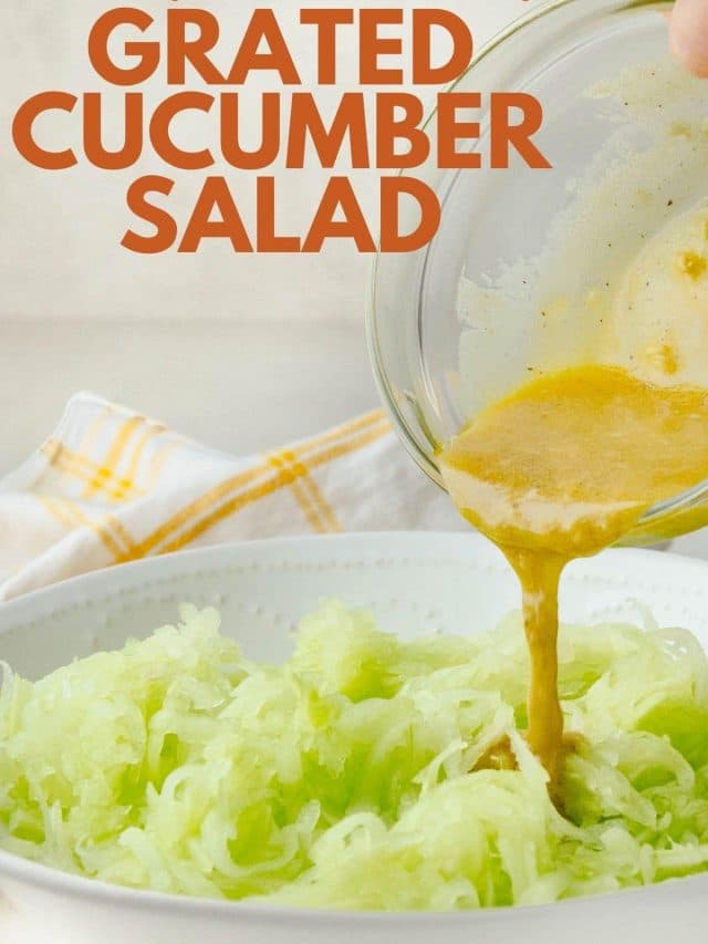 Healthy Shredded Cucumber Salad