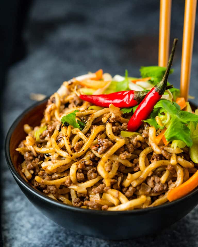 Sweet Spicy Chinese Beef Noodles