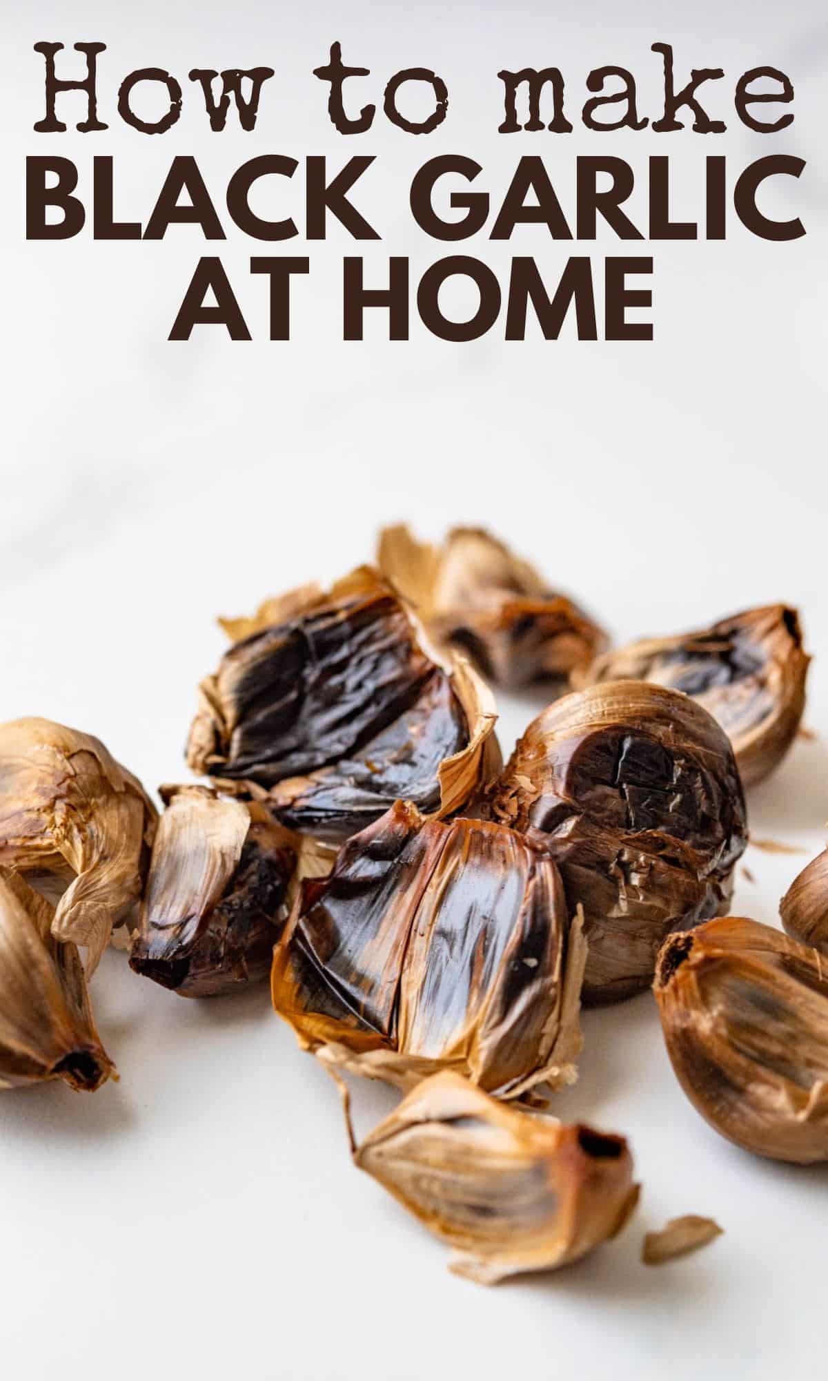 a pin of the black garlic recipe to save for later.