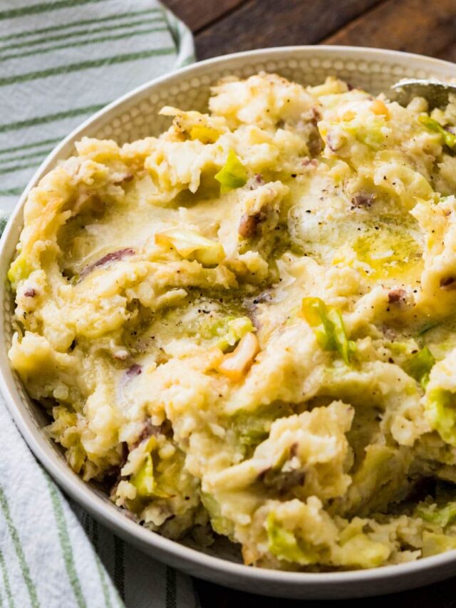 How To Make Irish Colcannon Potatoes (Cabbage & Potatoes)