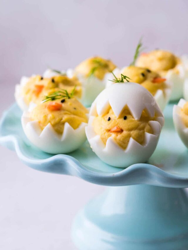 How To Make Deviled Egg Chicks For Easter