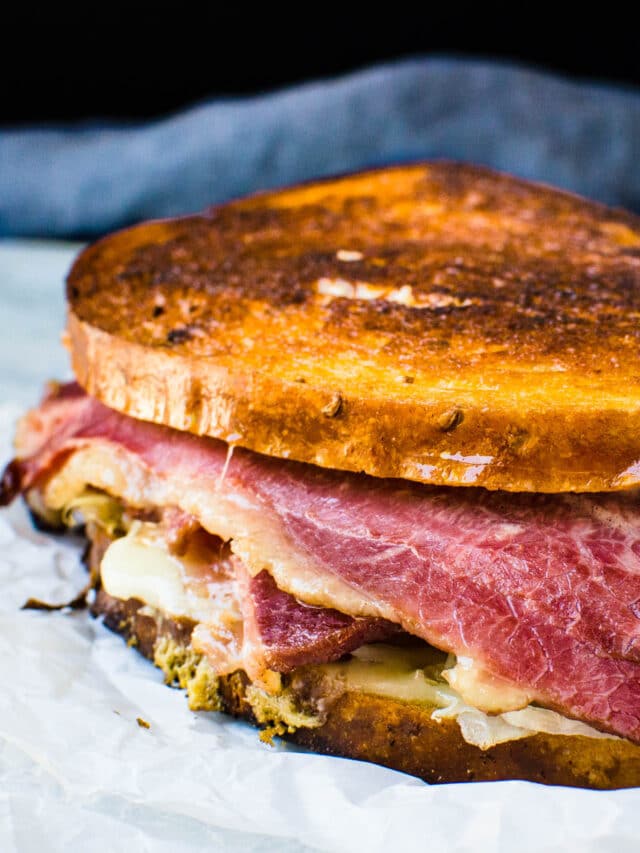 Reuben Sandwiches w/Leftover Corned Beef From St. Patrick’s Day