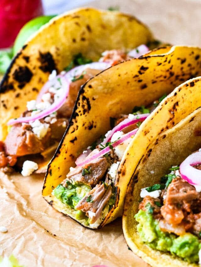 Tinga Style Tacos for Cinco De Mayo