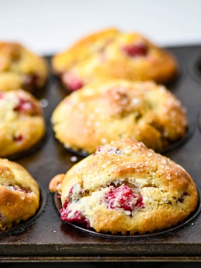 Make Fresh Raspberry Muffins For Brunch