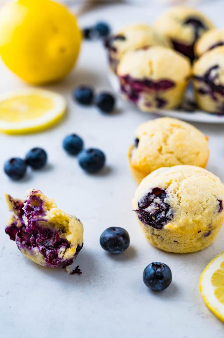 Mini Blueberry Corn Muffins