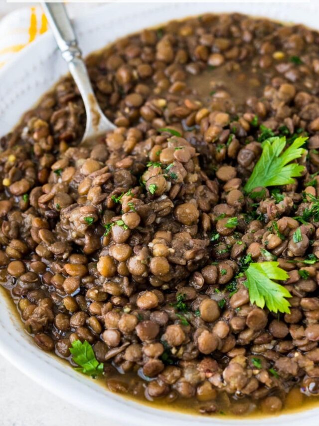How To Cook Brown Lentils For A Side Dish