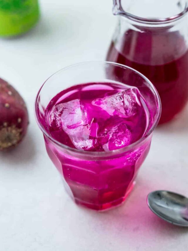 Make Prickly Pear Syrup For Halloween Drinks & Cocktails