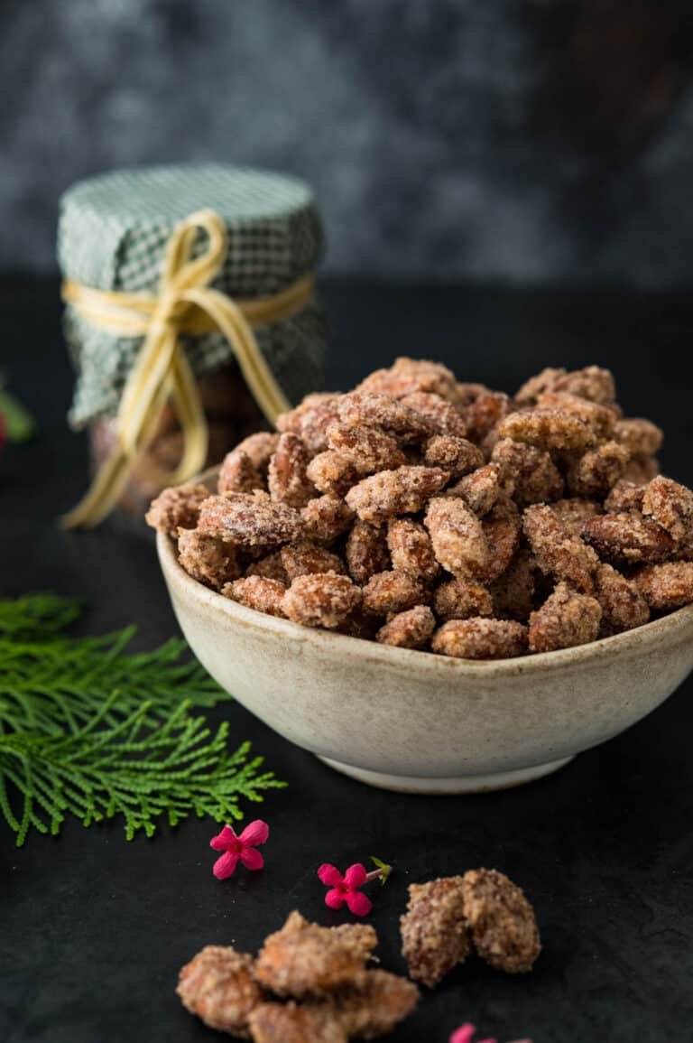 Candied Almonds with Cinnamon Sugar