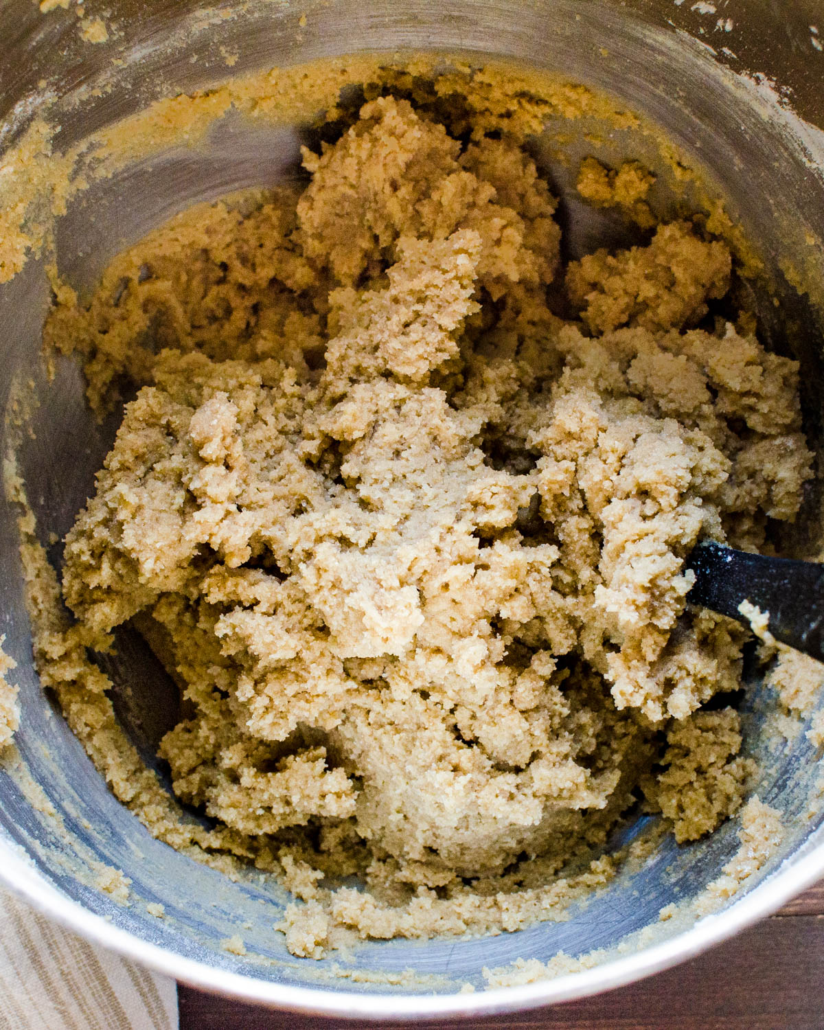The dough after mixing.