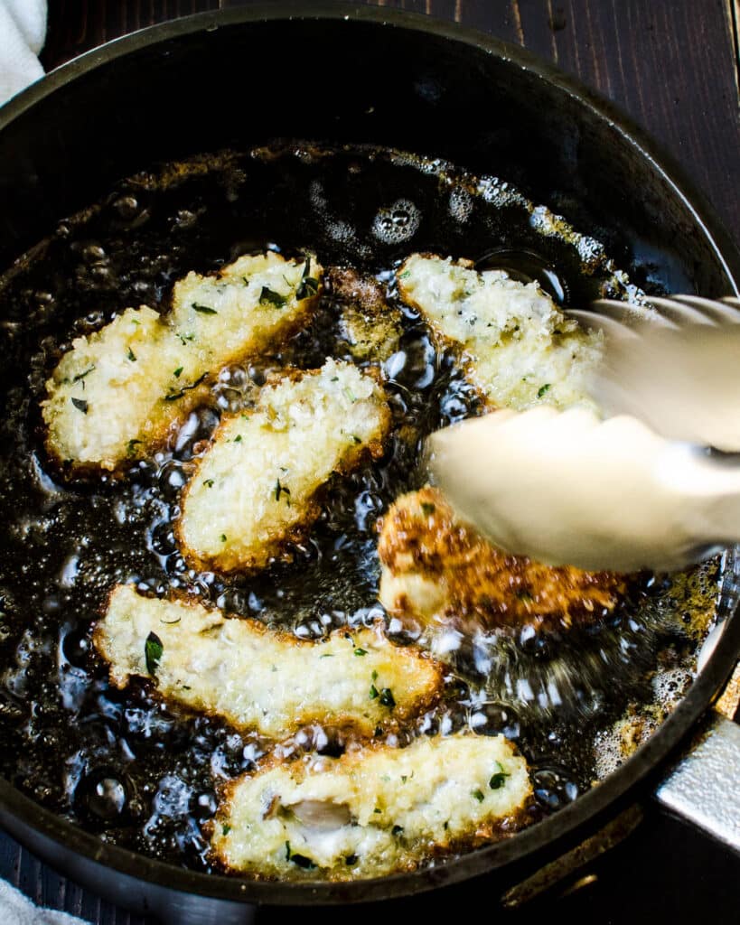 Amazing Pan Fried Oysters Oreganata - Garlic & Zest