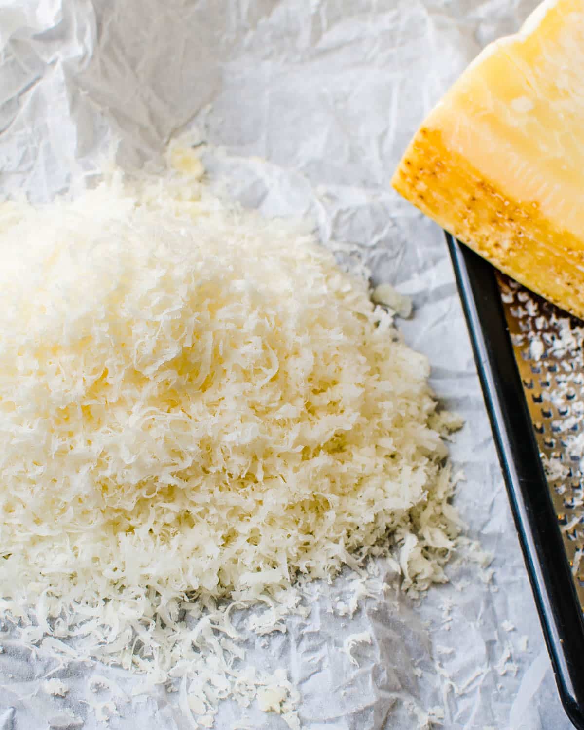 Add freshly grated parmesan cheese for richer flavor. 