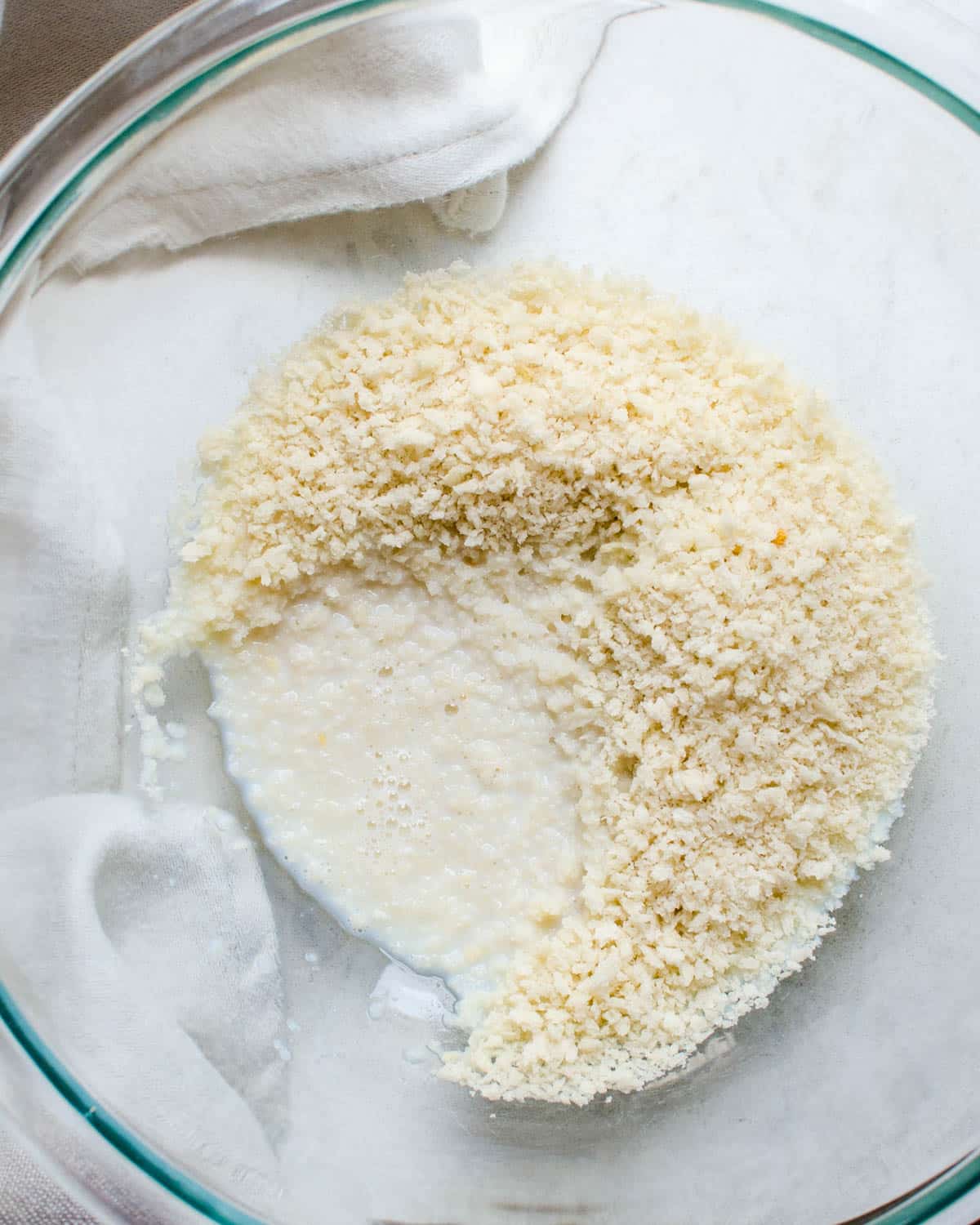 panko and breadcrumbs in a bowl.