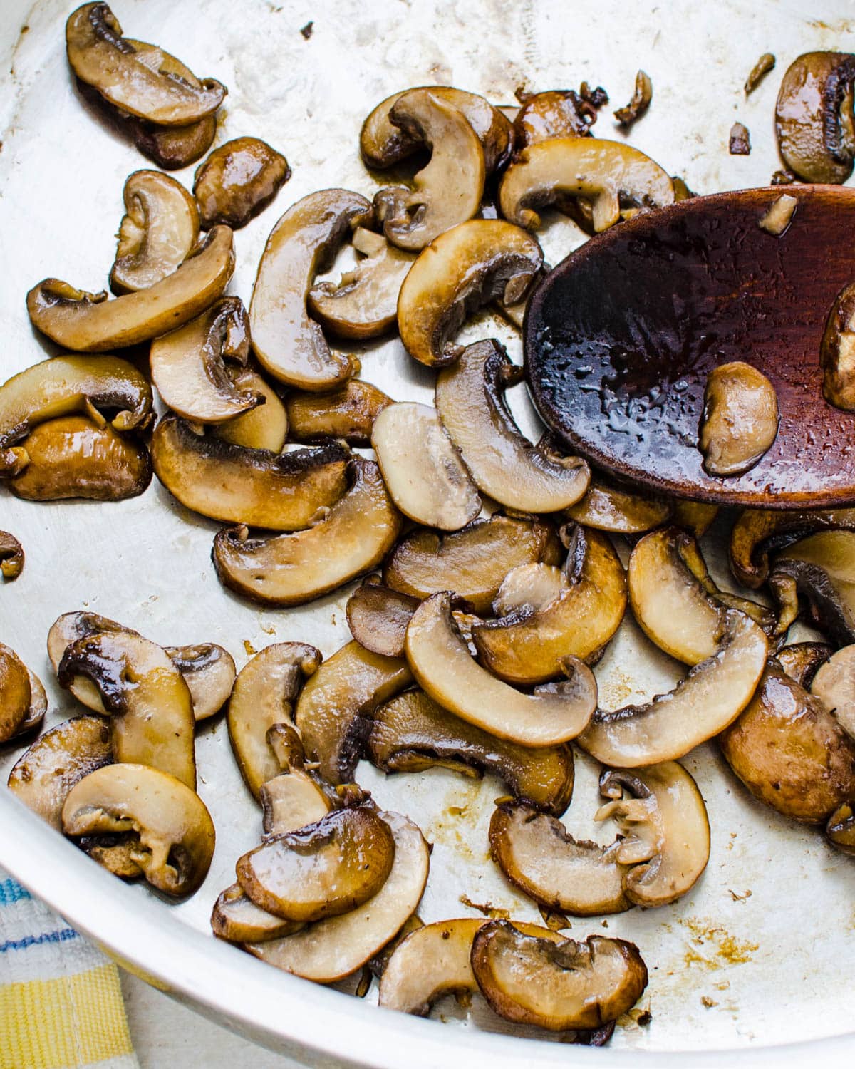I was browning mushrooms in a skillet.