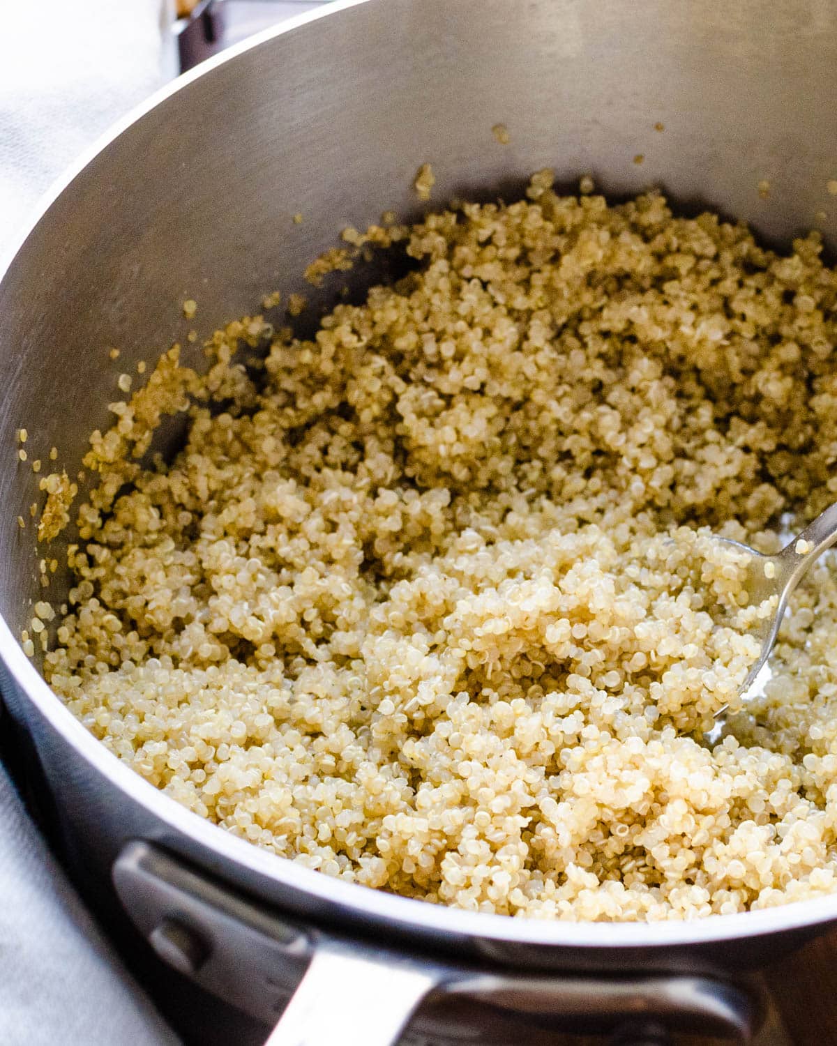 Cook the quinoa