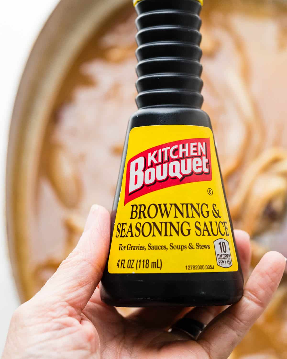 Kitchen Bouquet browning and seasoning sauce.