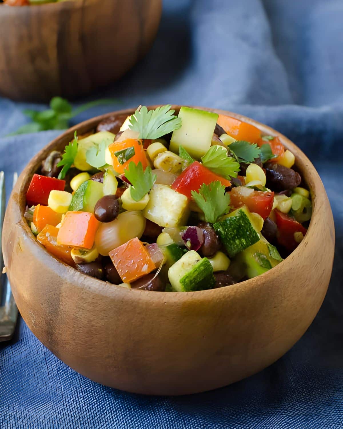 A bowl of Mexican chopped salad.